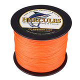HERCULES 100M-2000M Orange 10lb-300lb PE Braided Fishing Line 8 Strands HERCULES