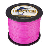 HERCULES 100M-2000M Pink 10lb-300lb PE Braided Fishing Line 8 Strands HERCULES