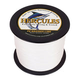 HERCULES 100M-2000M White 10lb-300lb PE Braided Fishing Line 8 Strands HERCULES
