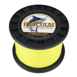 HERCULES 100M-2000M Fluorescent Yellow 10lb-300lb PE Braided Fishing Line 8 Strands HERCULES