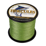 HERCULES 100M-2000M Army Green 6lb-100lb PE Braided Fishing Line 4 Strands HERCULES