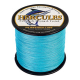 HERCULES 100M-2000M Blue 6lb-100lb PE Braided Fishing Line 4 Strands HERCULES