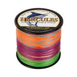 HERCULES 100M-2000M Multicolor 6lb-100lb PE Braided Fishing Line 4 Strands HERCULES