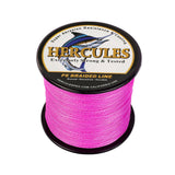 HERCULES 100M-2000M Pink 6lb-100lb PE Braided Fishing Line 4 Strands HERCULES