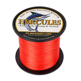 HERCULES 100M-2000M Red 6lb-100lb PE Braided Fishing Line 4 Strands HERCULES