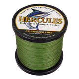 HERCULES 100M-2000M Army Green 10lb-300lb PE Braided Fishing Line 8 Strands HERCULES