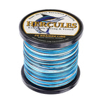 HERCULES 100M-2000M Blue Camo 6lb-100lb PE Braided Fishing Line 4 Strands HERCULES