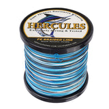 HERCULES 100M-2000M Camo Blue 10lb-300lb PE Braided Fishing Line 8 Strands HERCULES