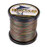 HERCULES 100M-2000M Camouflage 6lb-100lb PE Braided Fishing Line 4 Strands HERCULES
