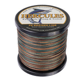 HERCULES 100M-2000M Camouflage 10lb-300lb PE Braided Fishing Line 8 Strands HERCULES