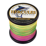 HERCULES 100M-2000M Multicolor 10lb-300lb PE Braided Fishing Line 8 Strands HERCULES