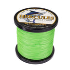HERCULES 100M-2000M Fluorescent Green 6lb-100lb PE Braided Fishing Line 4 Strands HERCULES