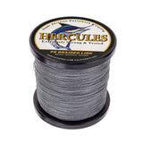 HERCULES 100M-2000M Grey 6lb-100lb PE Braided Fishing Line 4 Strands HERCULES