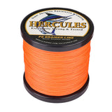 HERCULES 100M-2000M Orange 10lb-300lb PE Braided Fishing Line 8 Strands HERCULES
