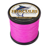 HERCULES 100M-2000M Pink 10lb-300lb PE Braided Fishing Line 8 Strands HERCULES