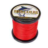 HERCULES 100M-2000M Red 6lb-100lb PE Braided Fishing Line 4 Strands HERCULES