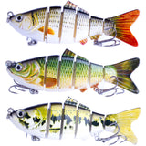 HERCULES Multi Jointed Swimbaits Fishing Lures 6-Jointed Baits HERCULES