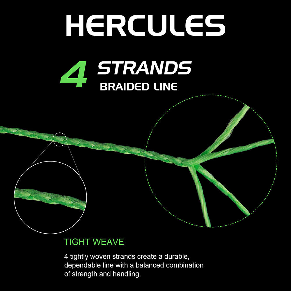 HERCULES 100M-2000M Blue Camo 6lb-100lb PE Braided Fishing Line 4 Strands HERCULES