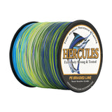 100M 109Yds Aqua Camo 6lb-100lb HERCULES PE Braid Fishing Line 4 Strands HERCULES