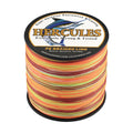 HERCULES 100M-2000M Fire Color 6lb-100lb PE Braid Fishing Line 4 Strands HERCULES