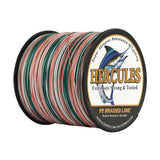 HERCULES 100M-2000M Mexico Camo 10lb-300lb PE Braid Fishing Line 8 Strands HERCULES