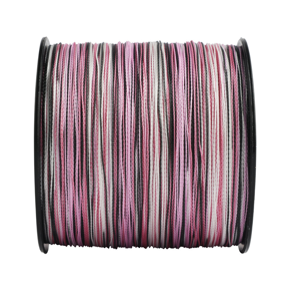 HERCULES 100M-2000M Pink Camo 6lb-100lb PE Braid Fishing Line 4 Strands HERCULES