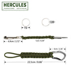 HERCULES Paracord Keychain Set HERCULES