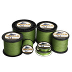 HERCULES 100M-2000M Army Green 6lb-100lb PE Braided Fishing Line 4 Strands HERCULES
