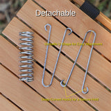Stainless Steel Tent Spring Clips with Gourd Hooks HERCULES