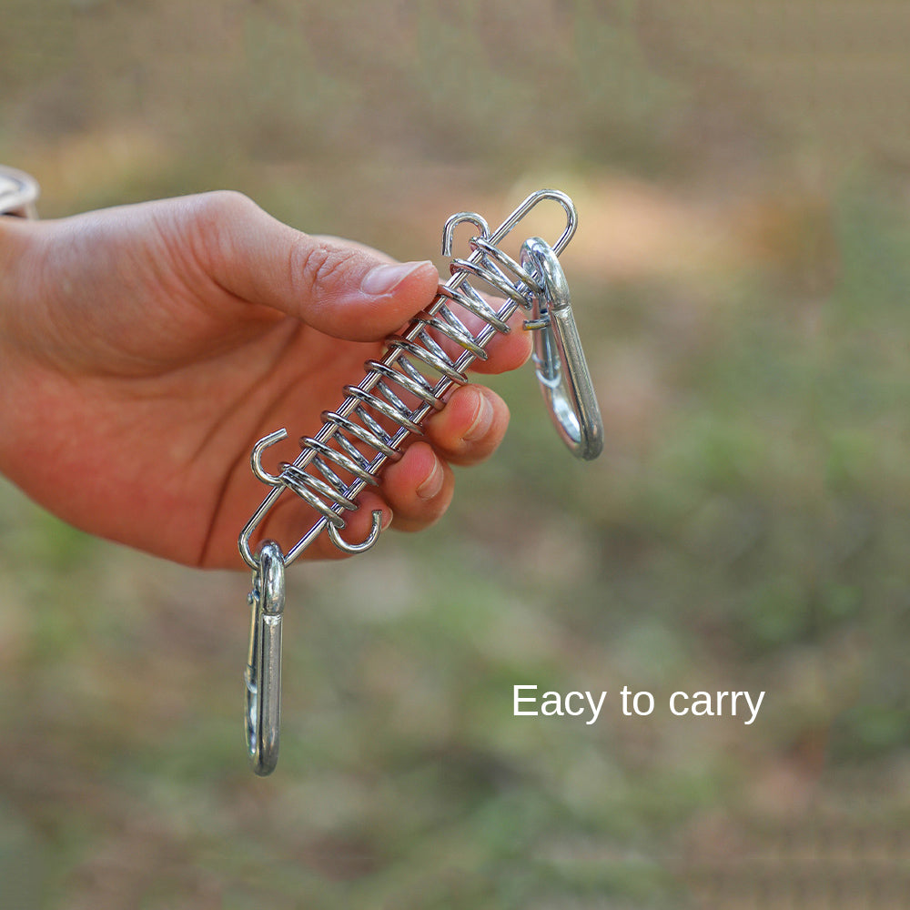 Stainless Steel Tent Spring Clips with Gourd Hooks HERCULES