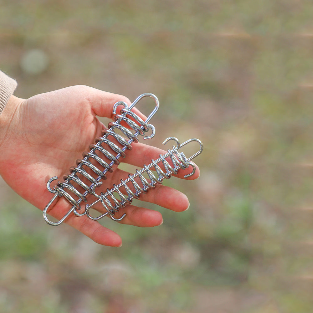 Stainless Steel Tent Spring Clips with Gourd Hooks HERCULES