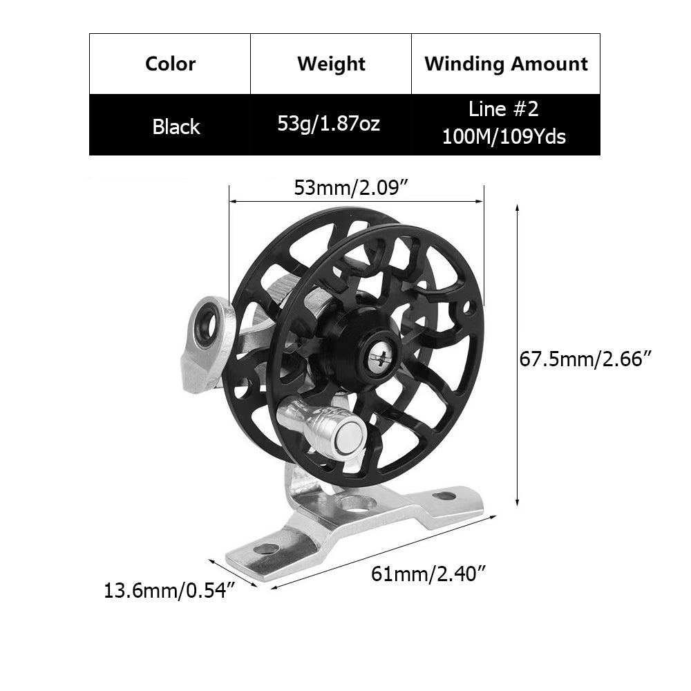 Aluminum Alloy Ice Fishing Reel HERCULES