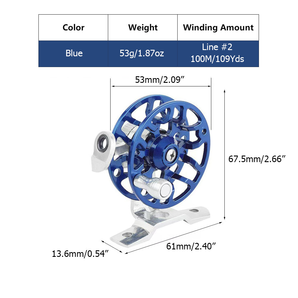 Aluminum Alloy Ice Fishing Reel HERCULES