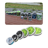Collapsible Canvas Fishing Bucket Water Bucket HERCULES