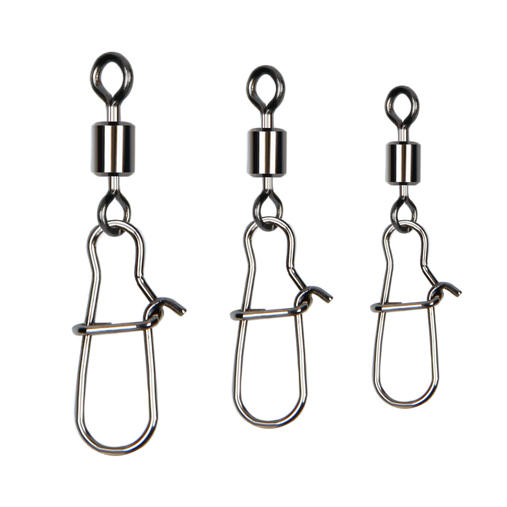 High-Strength Swivel with B-shaped Pin for Fishing, Pack of 20pcs HERCULES