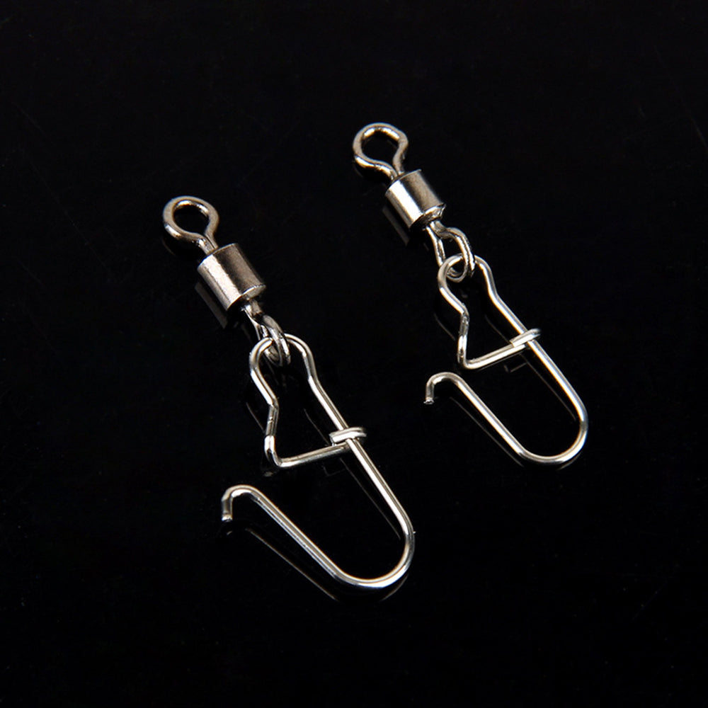 High-Strength Swivel with B-shaped Pin for Fishing, Pack of 20pcs HERCULES