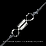 Fishing Rolling Swivel Snap Pack of 100, #8 #10 #12 HERCULES