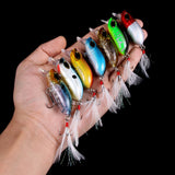 HERCULES 2.36" Crank Baits with Feather Tail HERCULES