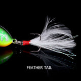 HERCULES 2.36" Crank Baits with Feather Tail HERCULES