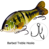 HERCULES 5.12" Multi Jointed Cute Fishing Lure Swimbaits HERCULES