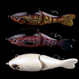 HERCULES 5.12" Multi Jointed Cute Fishing Lure Swimbaits HERCULES