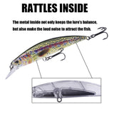 HERCULES Minnow Lure Baits 11cm 15.5g Fishing Lure Box of 3PCS HERCULES