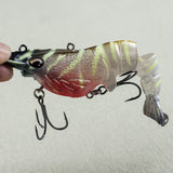 HERCULES Multi-jointed Hard Lure Shrimp Swimbait Fishing Lure Hercules Fishing Tackle