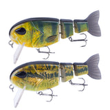 HERCULES Multi-jointed Floating Lure with Soft Tail Fishing Lures