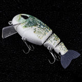 HERCULES Multi-jointed Floating Lure with Soft Tail Fishing Lures HERCULES