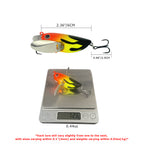 2.36" Topwater Hard Bait Wobbler Bee Popper Fishing Lures HERCULES
