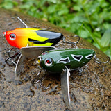 2.36" Topwater Hard Bait Wobbler Bee Popper Fishing Lures HERCULES