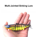 HERCULES 4.33" Multi-jointed Sinking Fishing Lure HERCULES