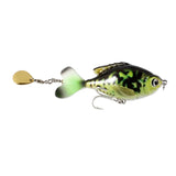 3.74" Topwater Fishing Lure with Rotating Tail and Sequin HERCULES