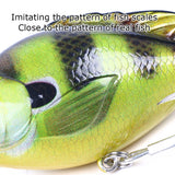 3.74" Topwater Fishing Lure with Rotating Tail and Sequin HERCULES